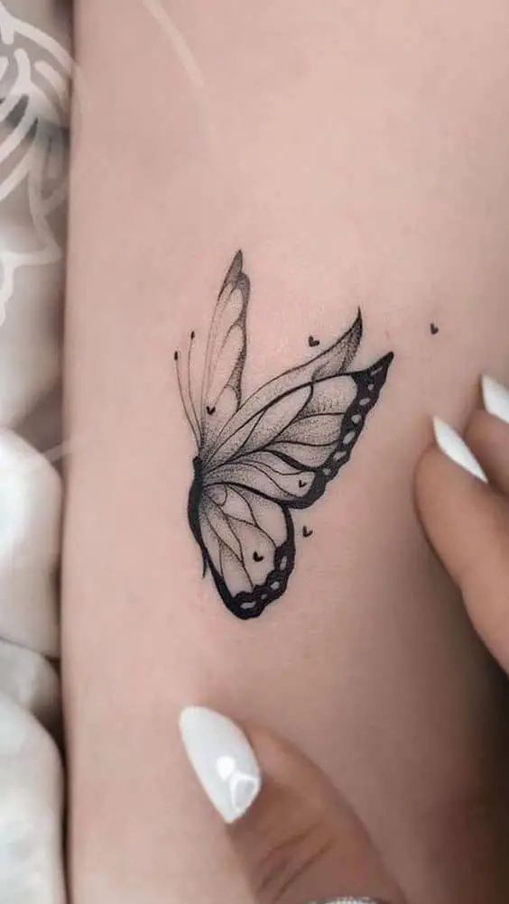 3d butterfly tattoo 4