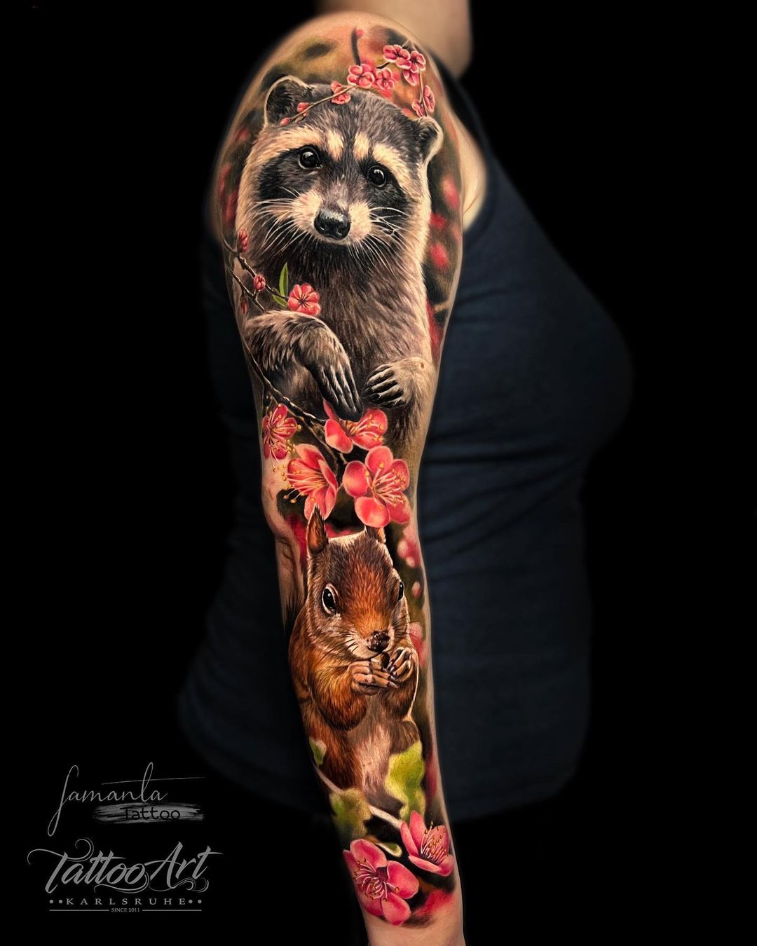 Amazing squirrel tattoo by samanta tattoo