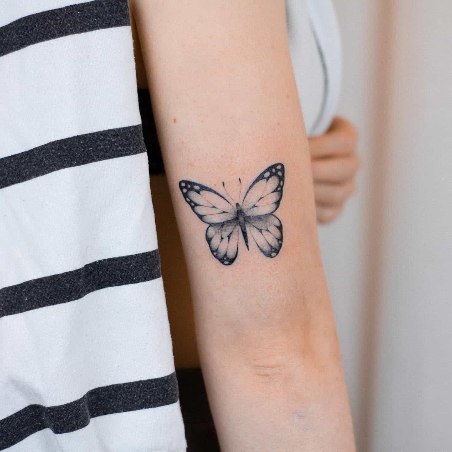 BUtterfly tattoo by botanink ko