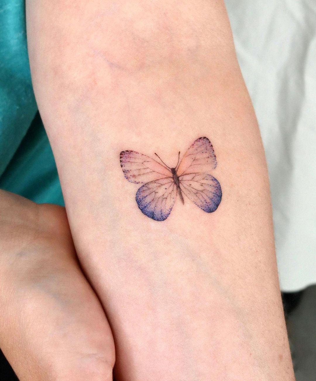 Butterfly tattoos by eunyutattoo
