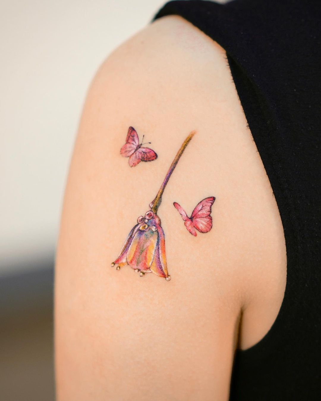 Butterfly tattoos by o.ri tattoo