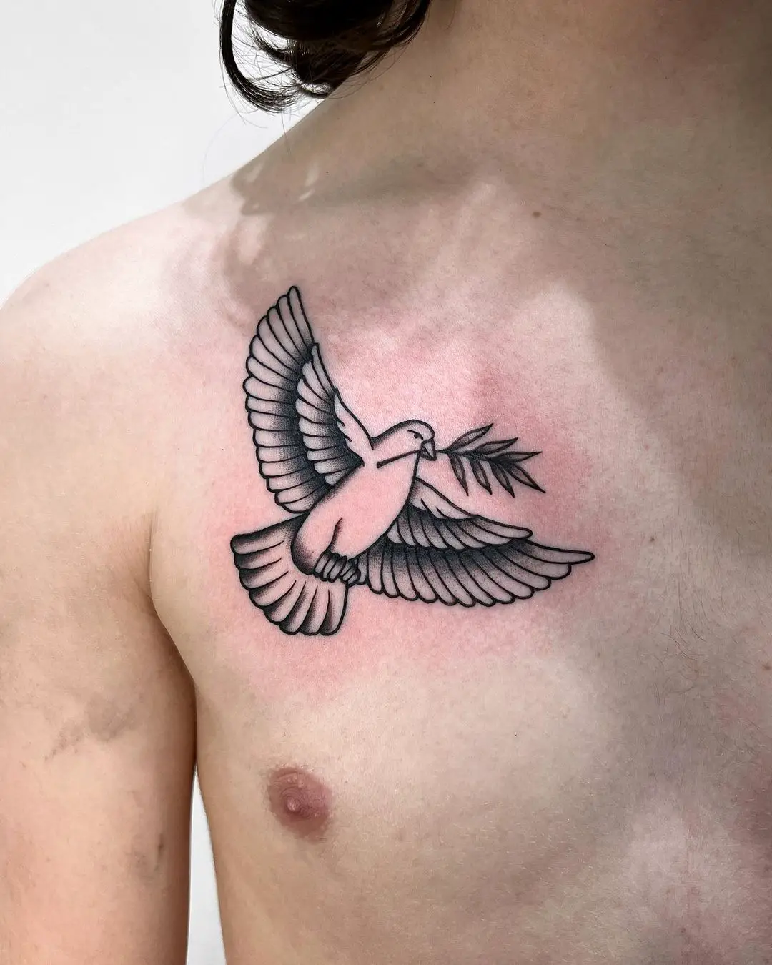Dove tattoo for men by wyldishbambino