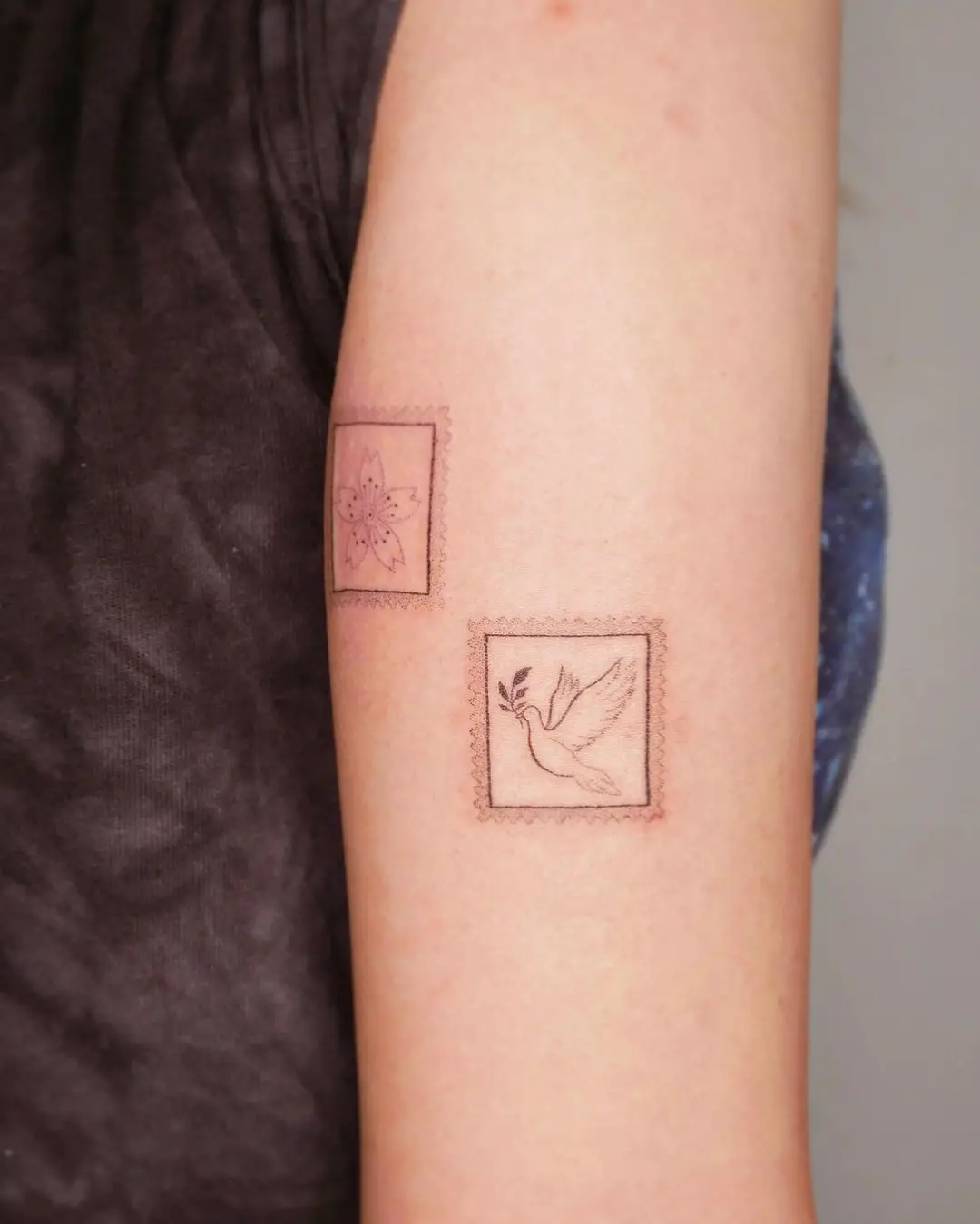Dove tattoo on forearm by averykiyo