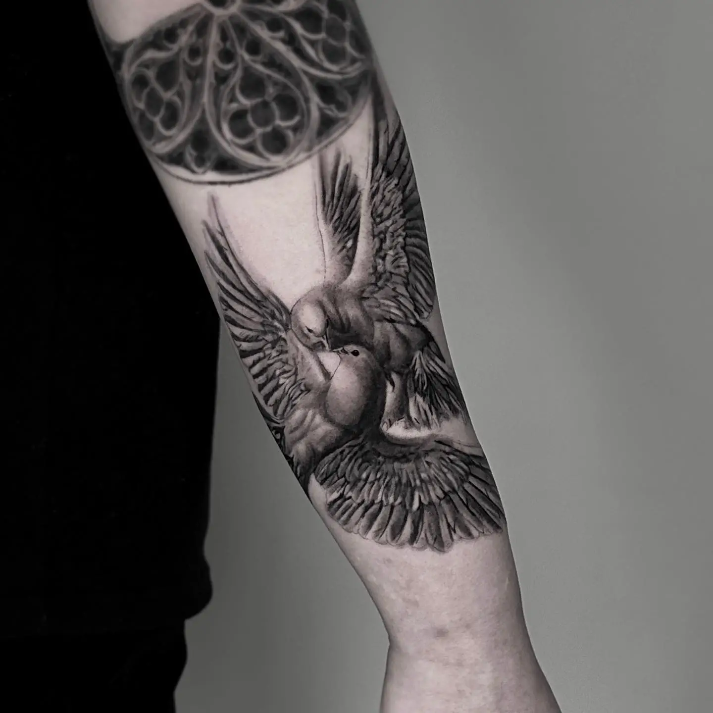 Dove tattoos for men by tattooer zerofive
