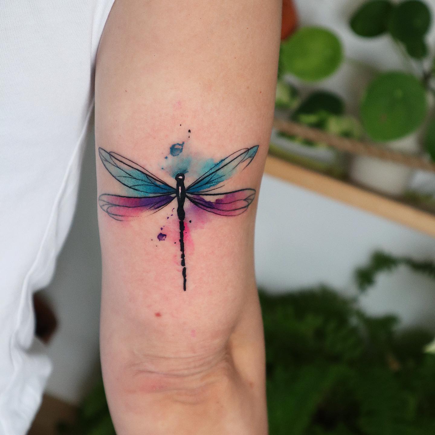 Dragonfly tattoo by pablo ortiz tattoo
