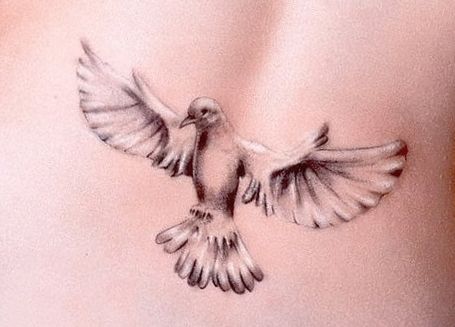 Flying dove tattoo 5 1