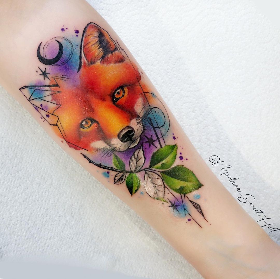 Fox tattoo by marlena sweet hell