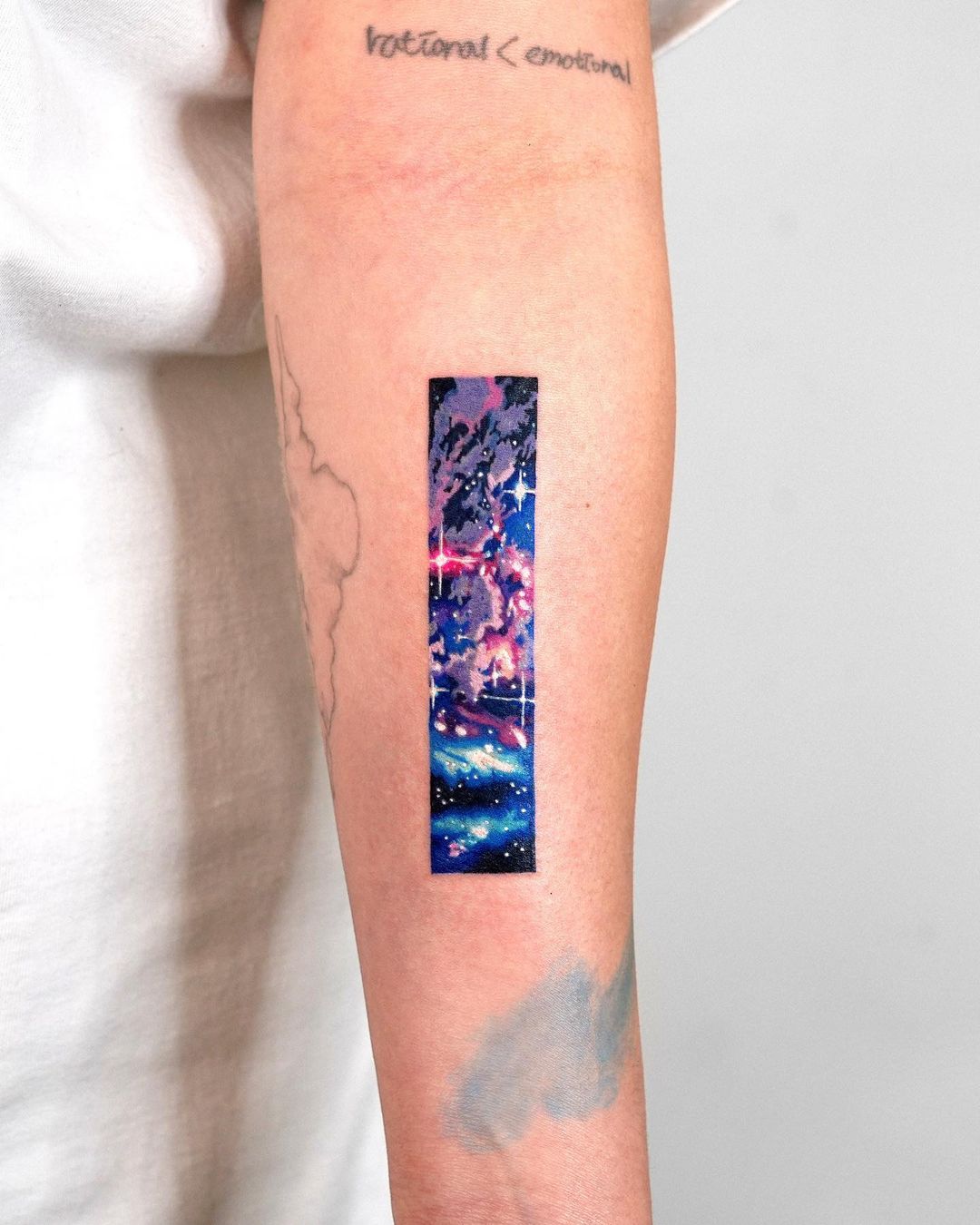 Galaxy tattoo by opal.tattoo