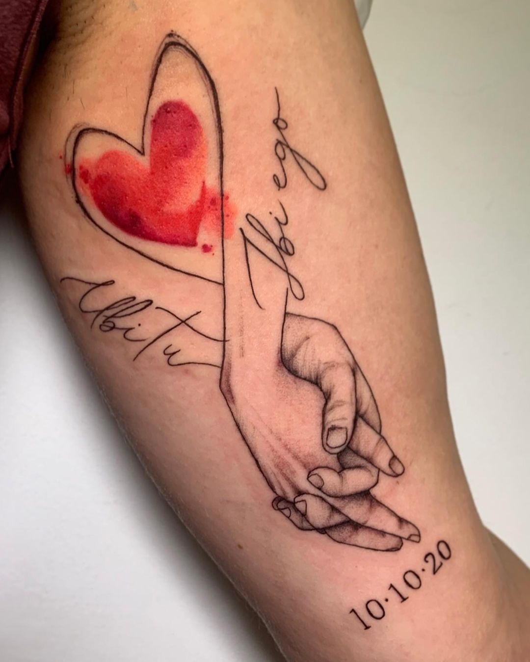 Heart tattoos by anita olivetti