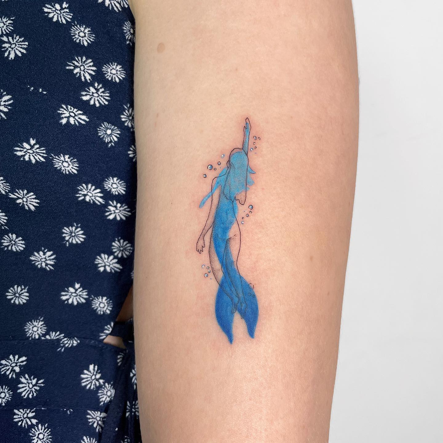 Mermaid tattoos by by vas