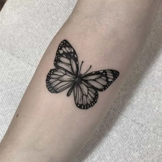 Monarch butterfly tattoo 2