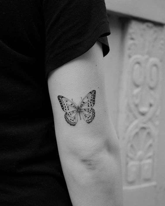 Monarch butterfly tattoo 4