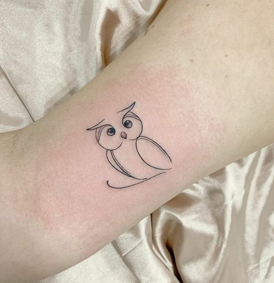 Tattoo uploaded by Tanya Grishankova  Small owl  Tattoodo