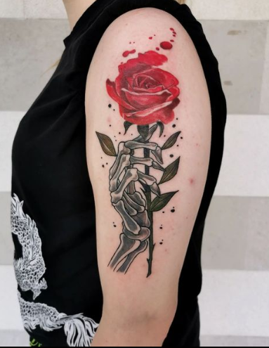 Rose tattoo 1 by manuartisttattoo