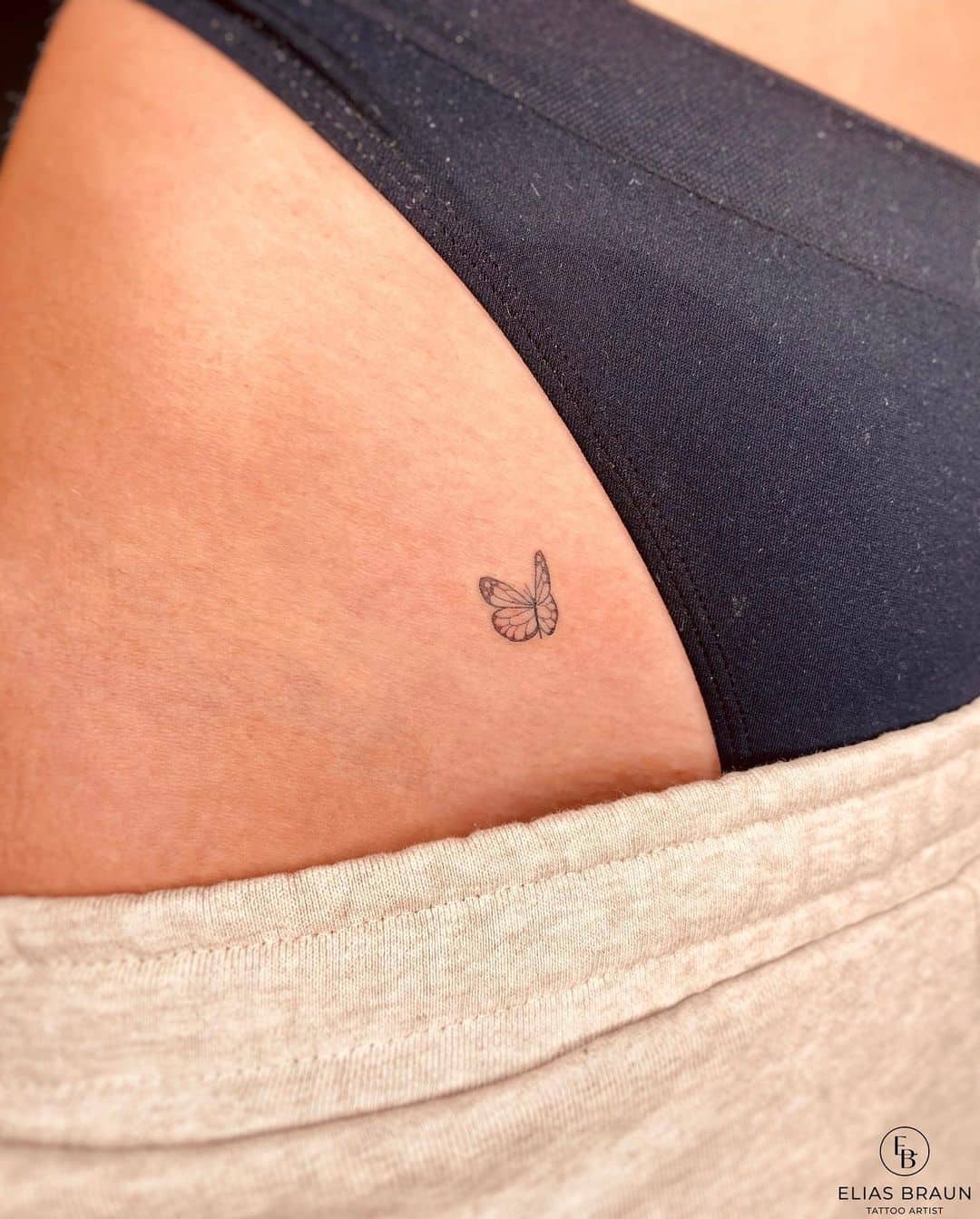 Small butterfly tattoo by elias.braun tattoo
