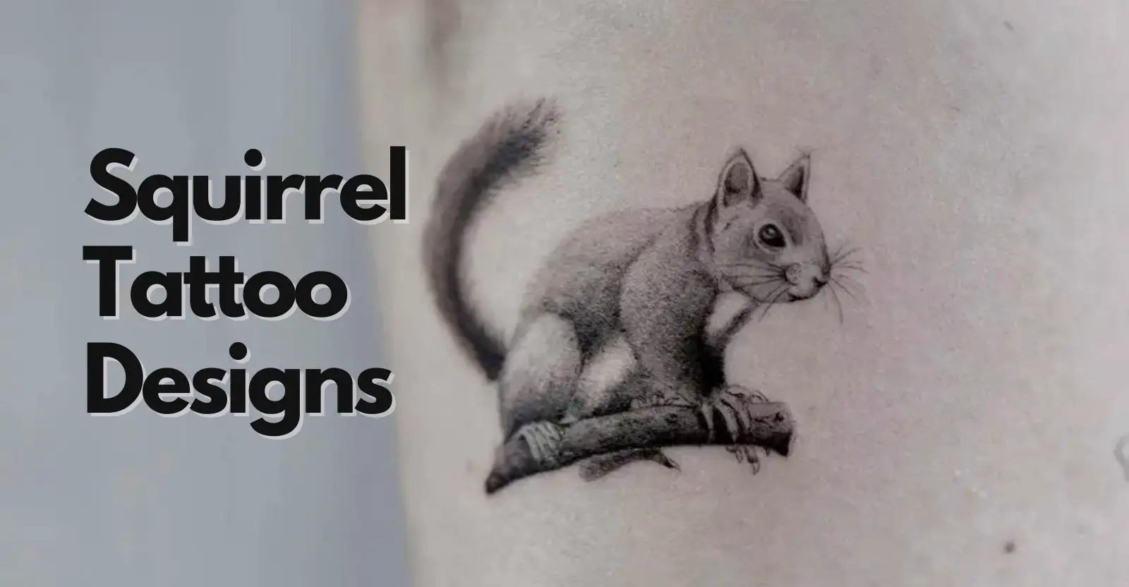 Squirrel tattoo design ideas