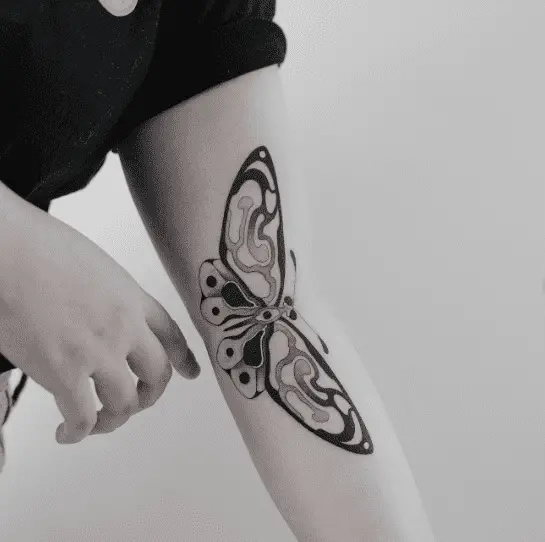 Unique butterfly tattoos by