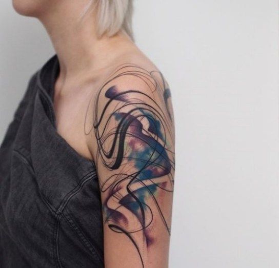 Watercolor tattoos for women 2