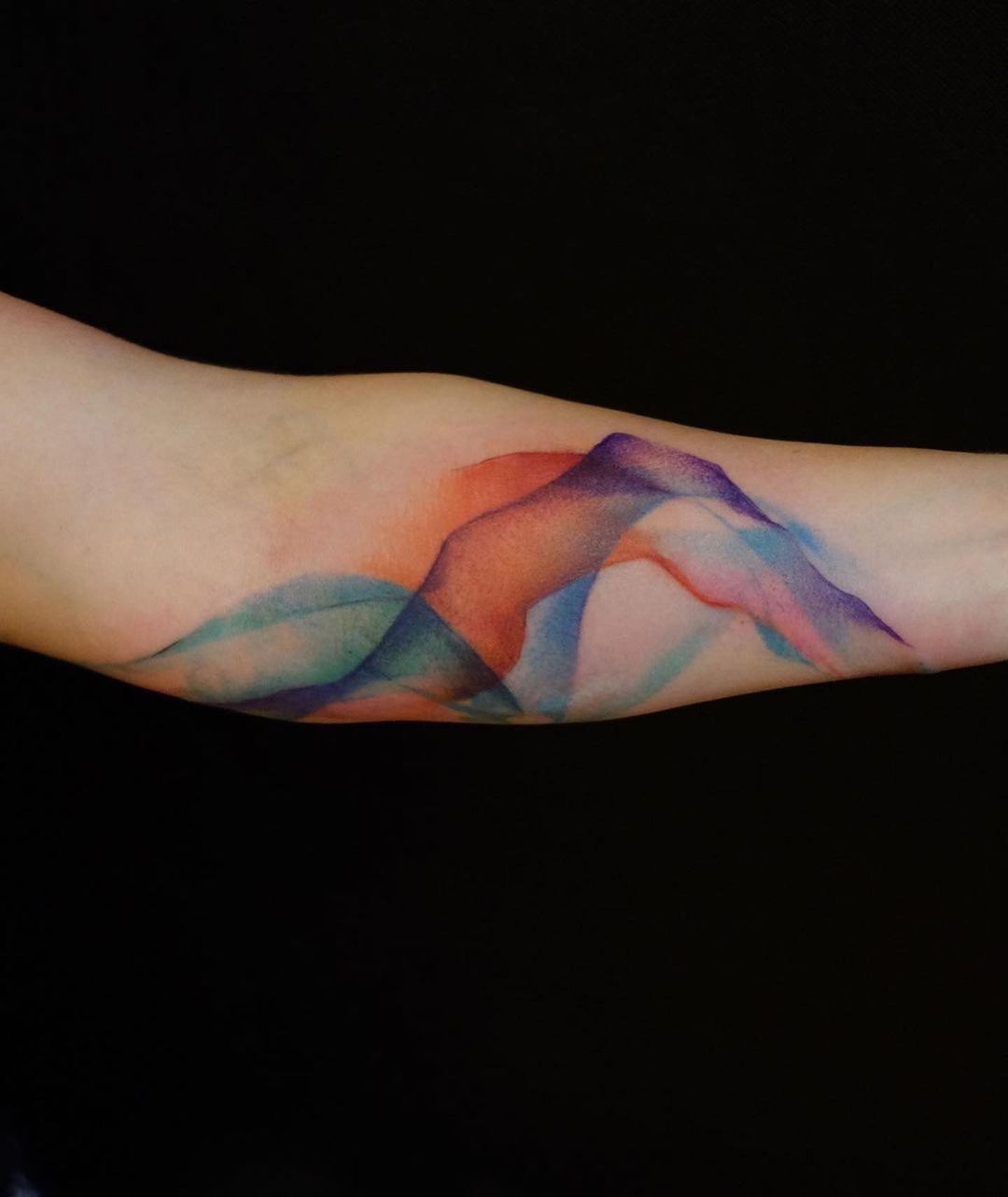 Watercolor tattoos for women by noiiaberlin