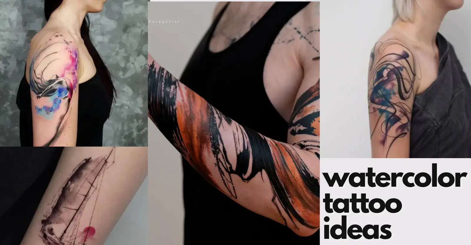 watercolor tatooo design ideas