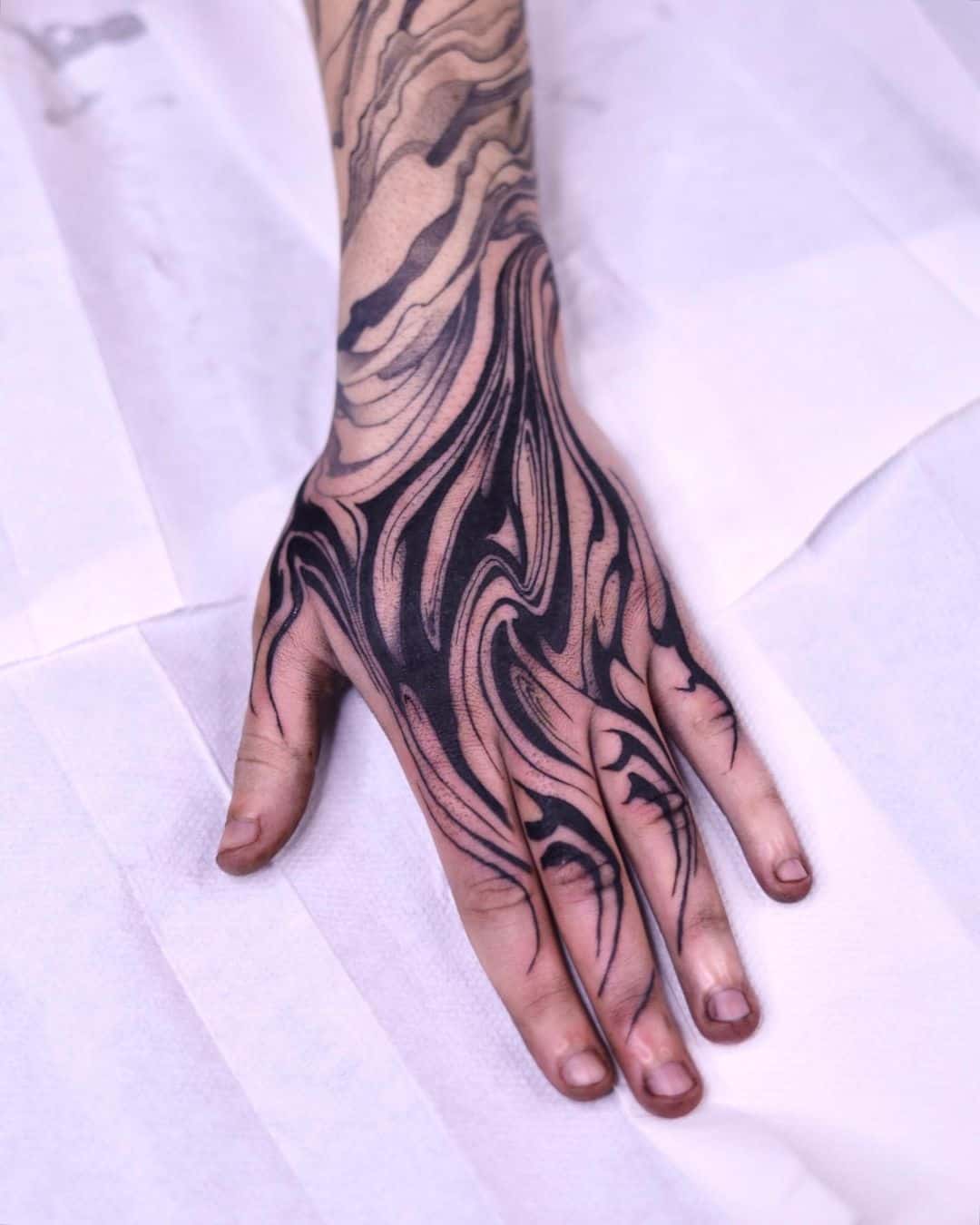Abstract tattoo by voldblk