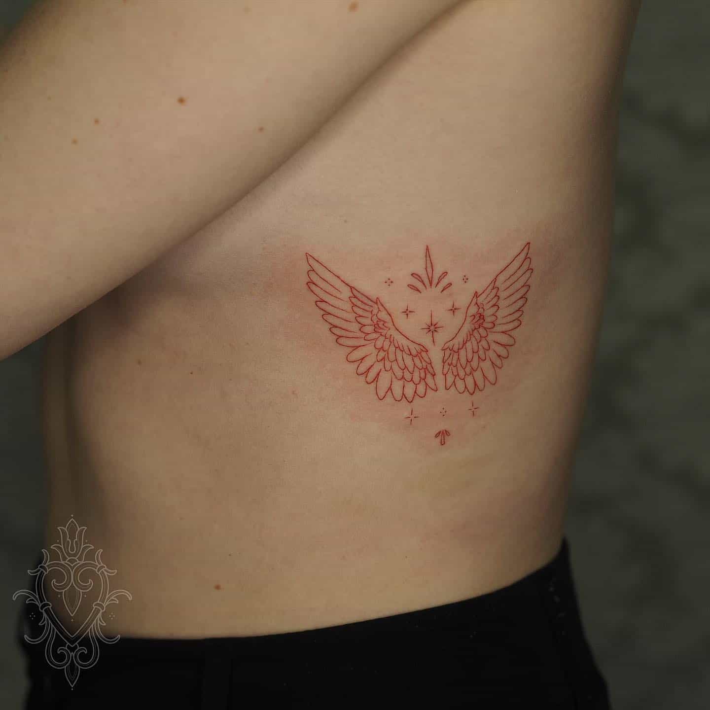 Angel wings tattoo by jennyolivia