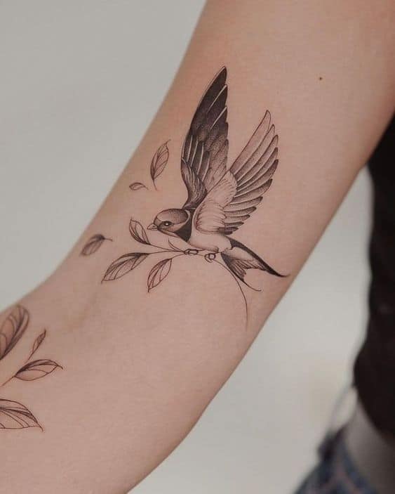 Bird tattoo 3