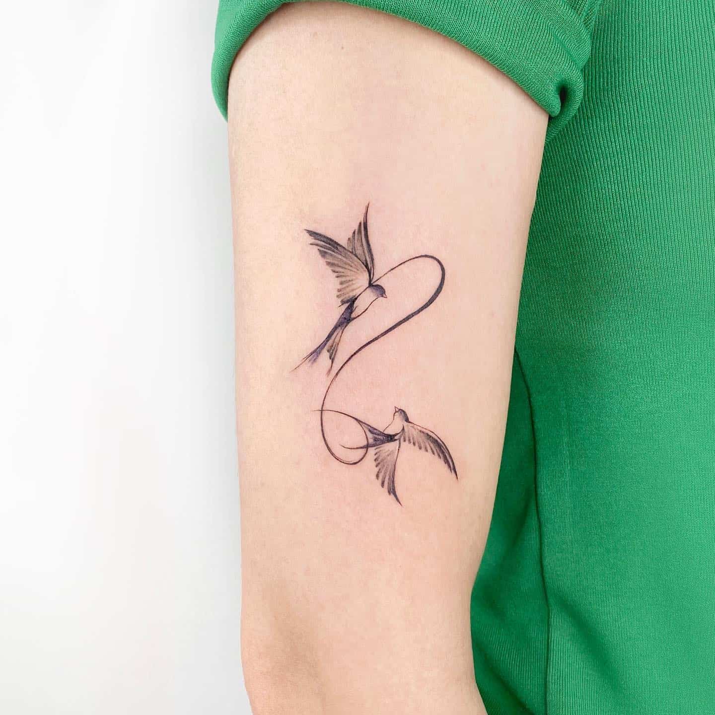 Bird tattoo by miiu tattoo