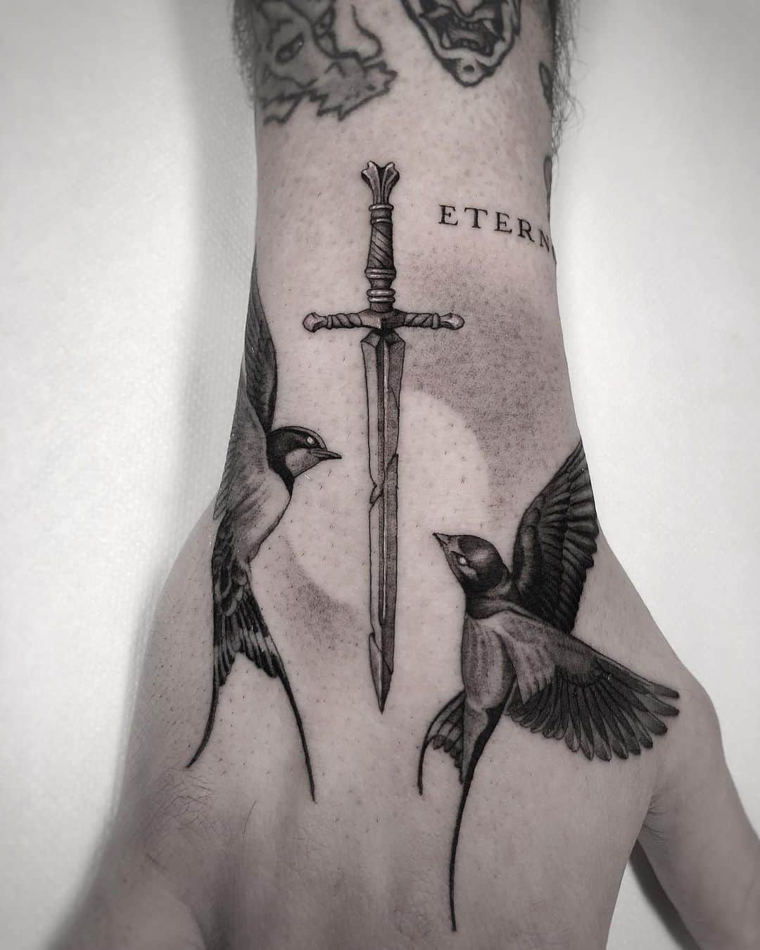 Bird tattoo by rik.ds tattoo