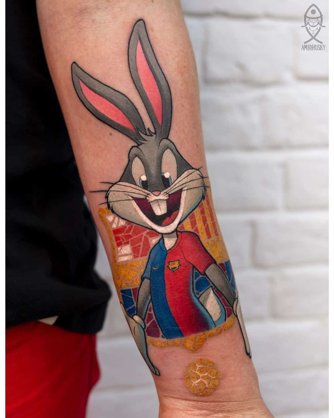 Bunny bugs tattoo by amirhusky
