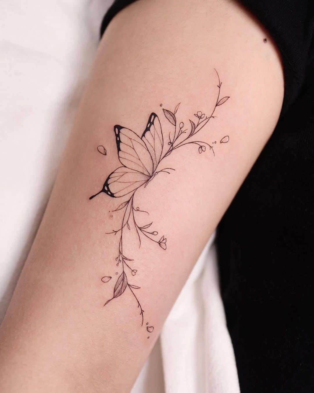 Butterfly tattoo by yeowool tattooer 1