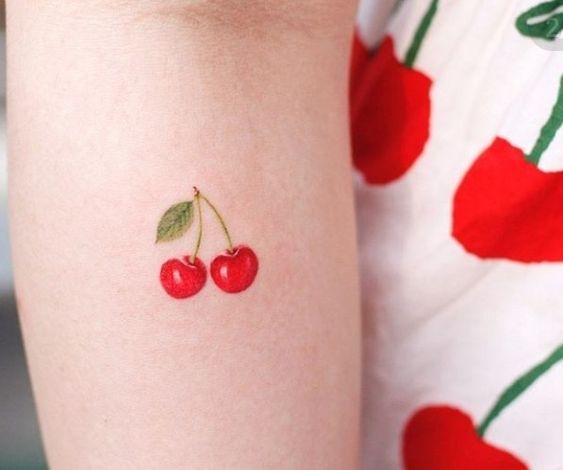 Cherry tattoo 1
