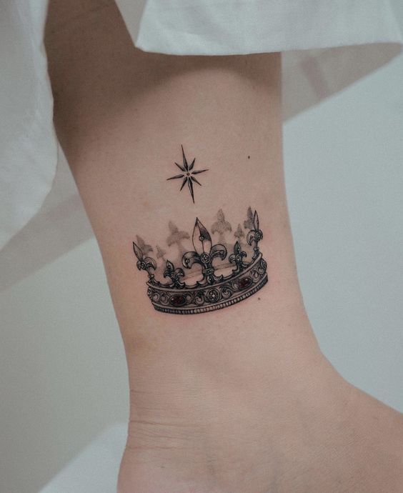 Crown tattoo 3