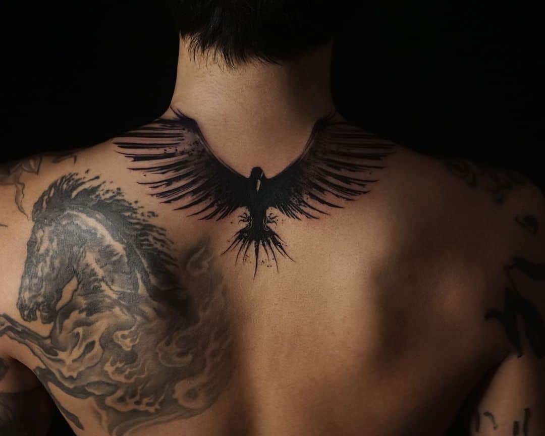 Eagle tattoo by tattooist.pado