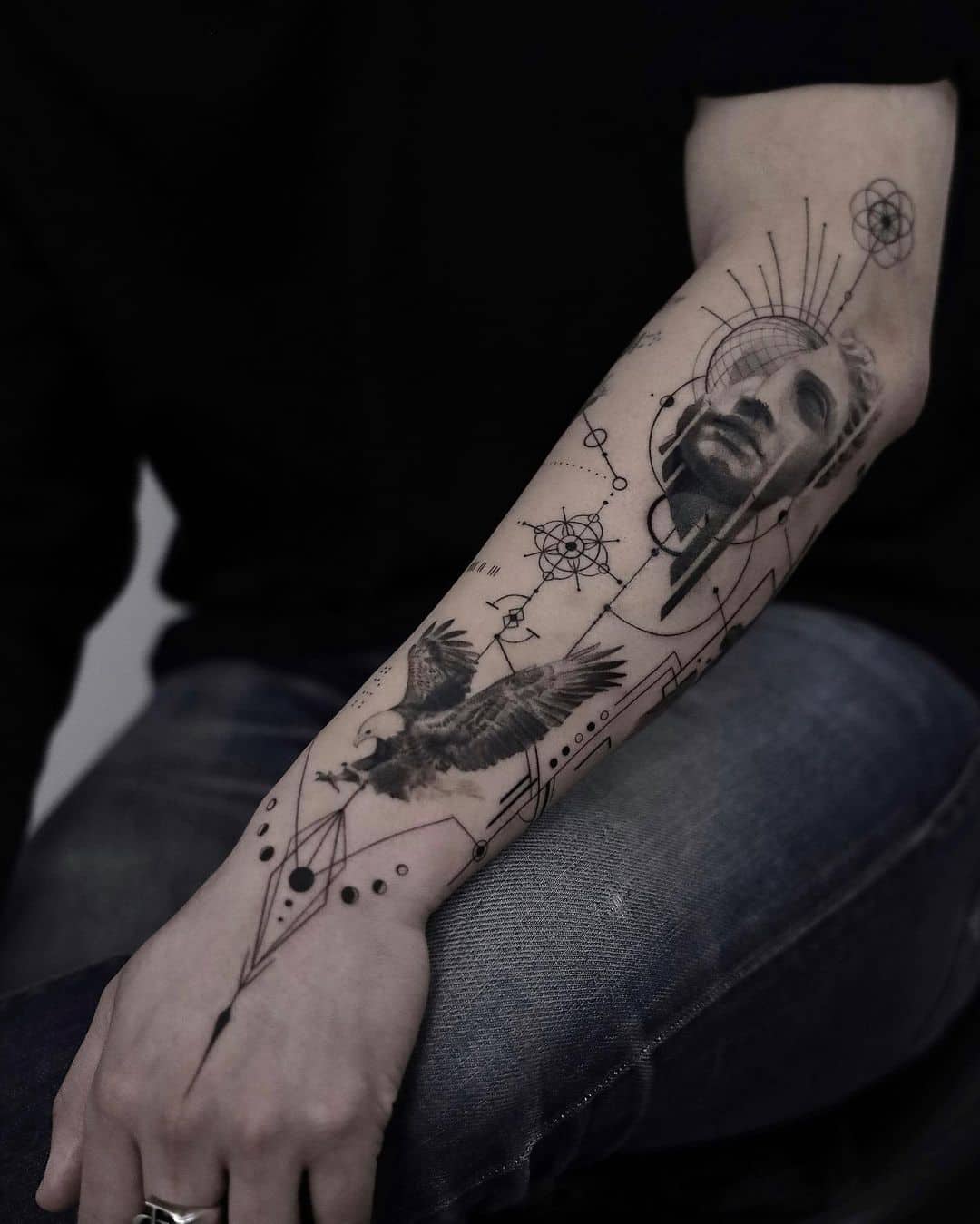 Eagle tattoo by tattooist.zink