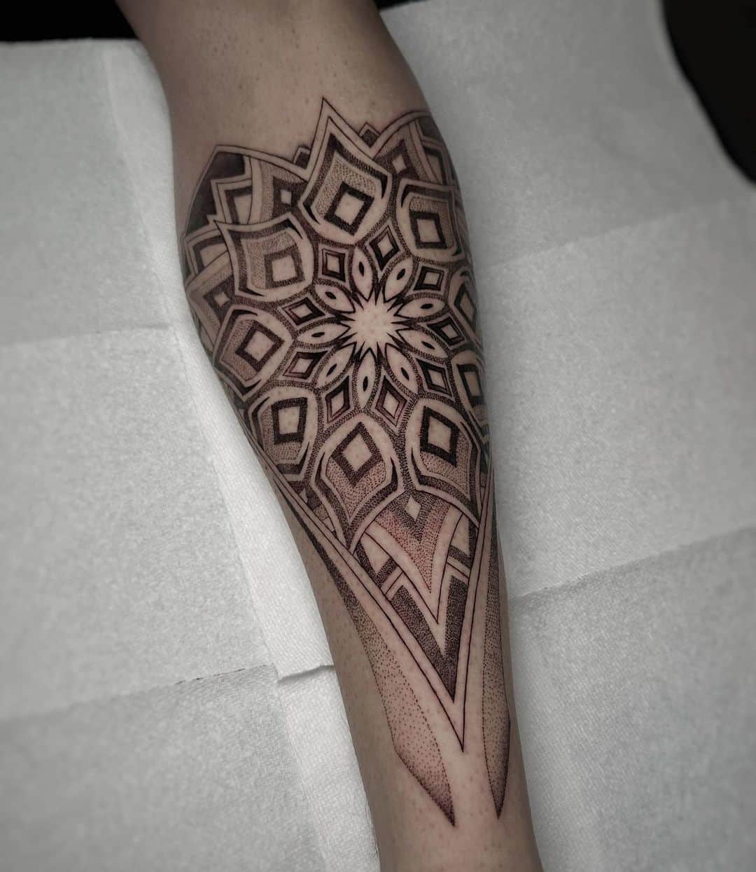 Geometric tattoo by dead im sure