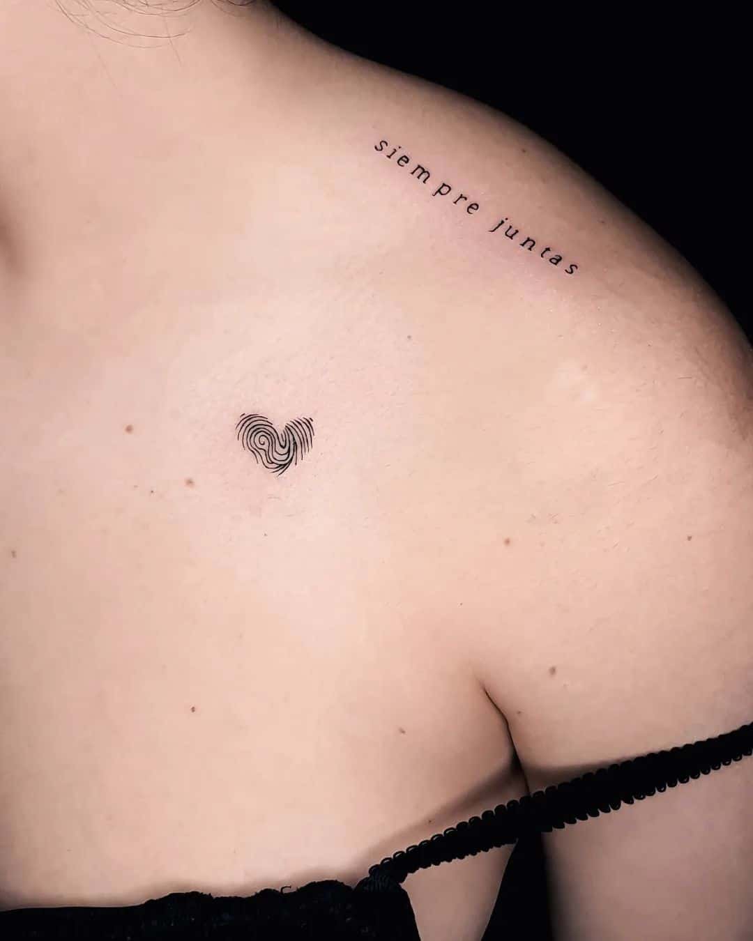 Heart tattoo by domine.tattoo