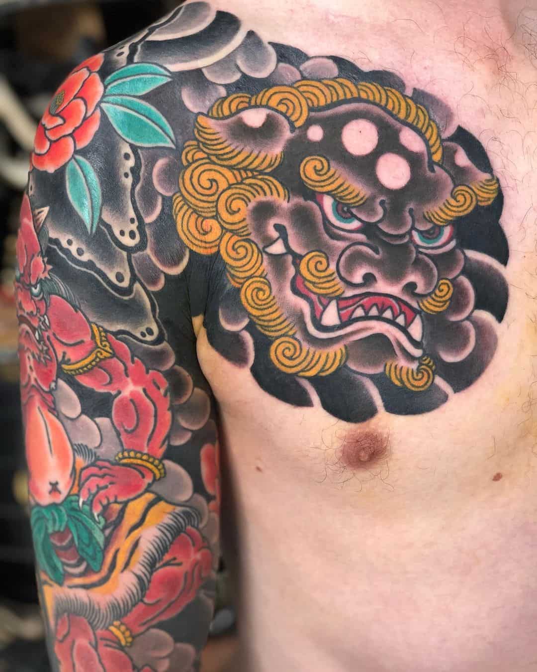 Japanese-style-tiger-tattoo