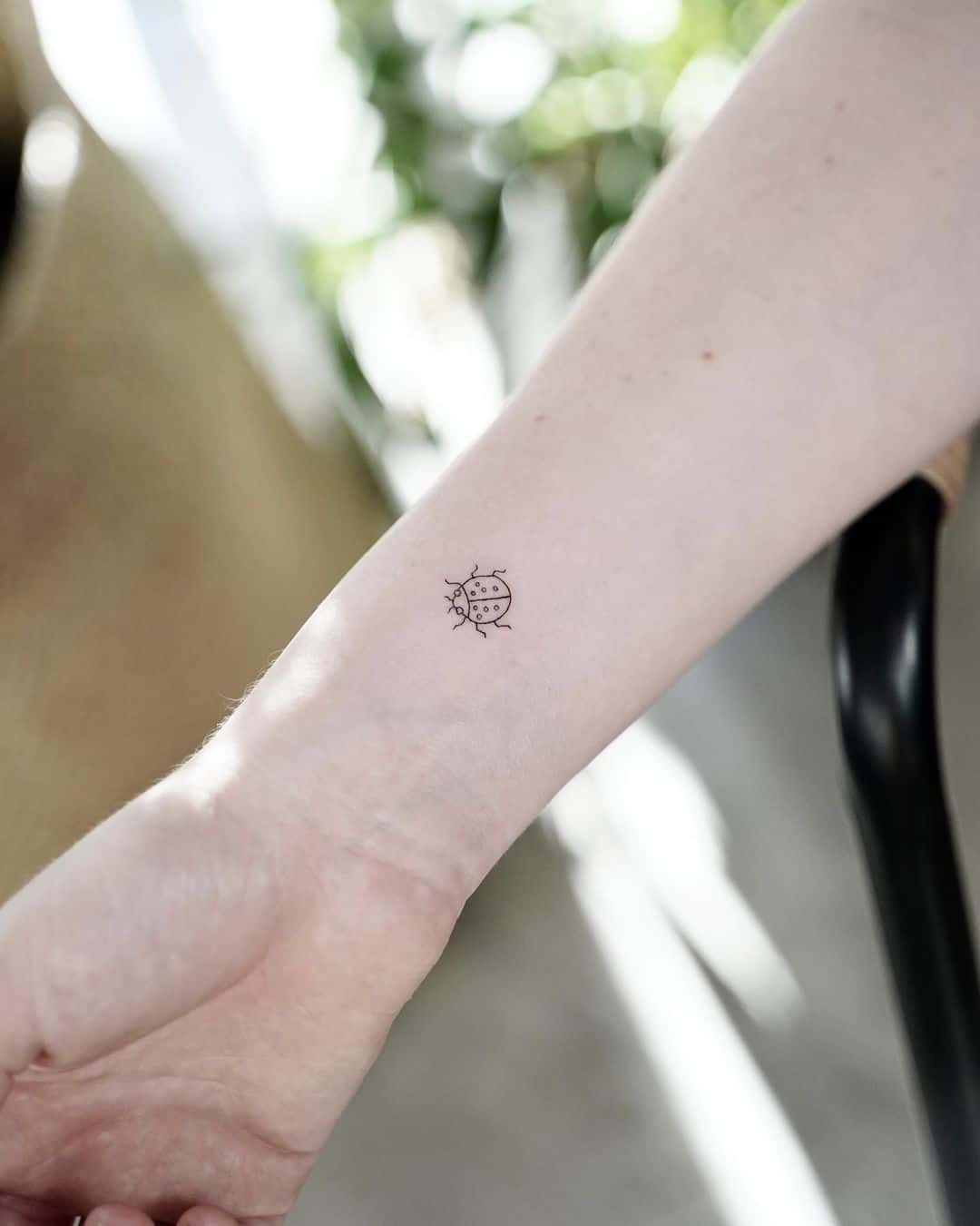 Lady bug tattoo by tattoocute