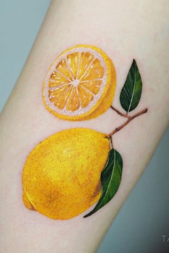 Lemon tattoo 2