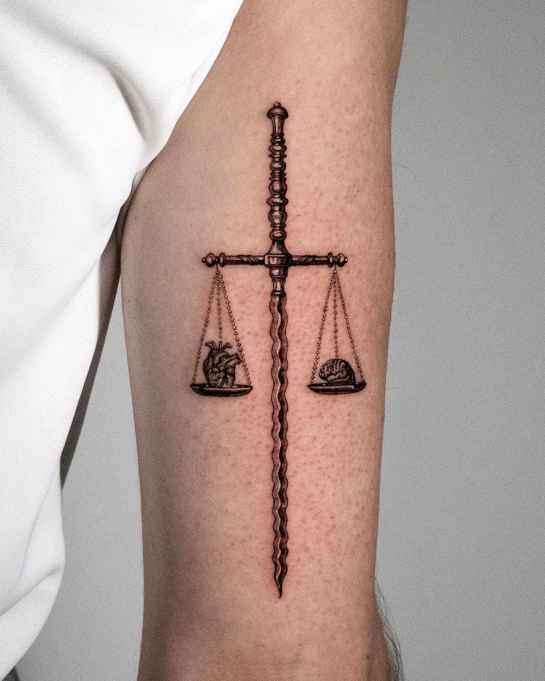 Libra tattoo by ygtattoos