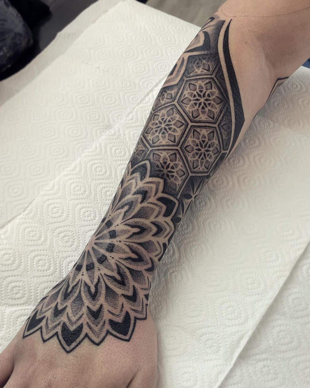 Mandala tattoo by vitall.black