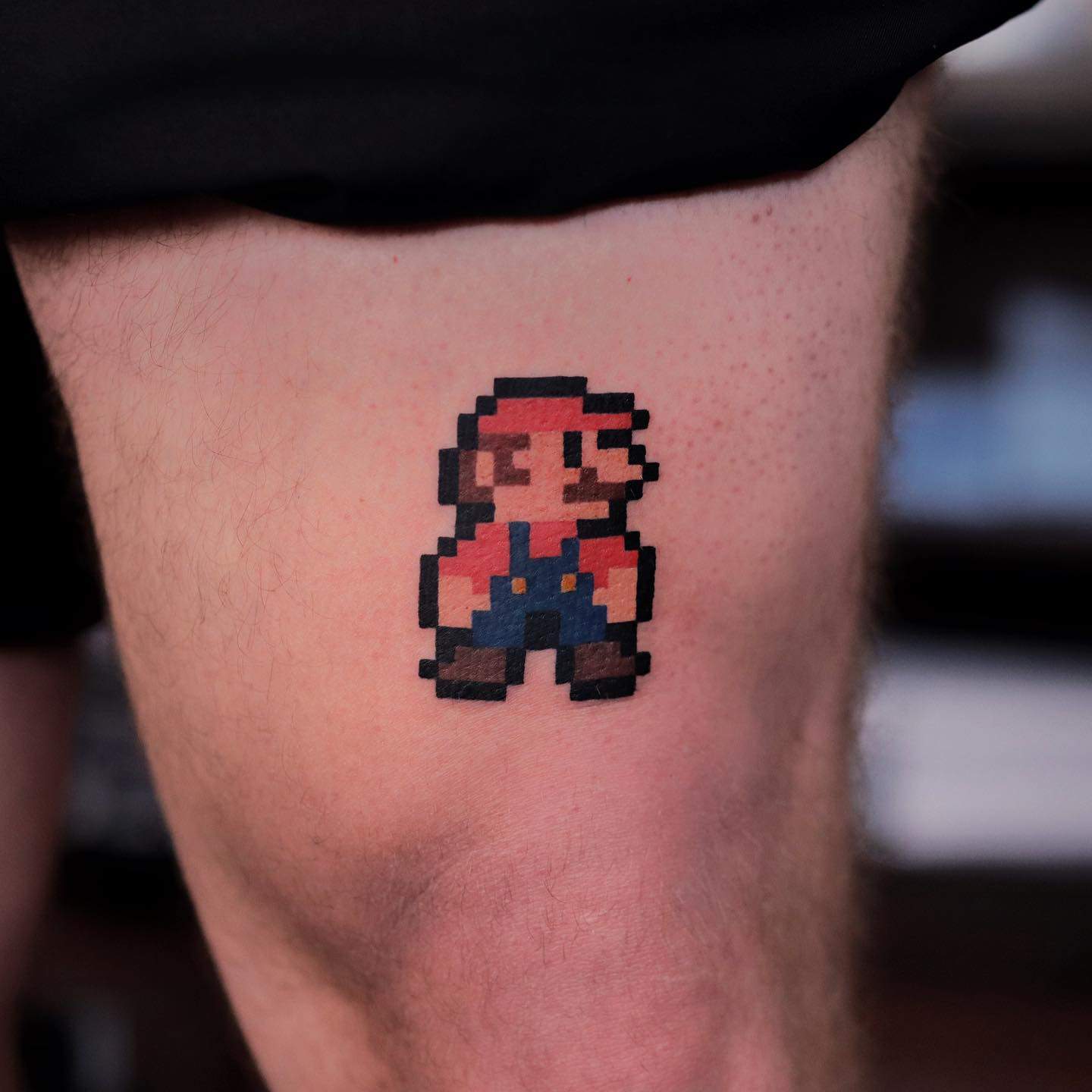 Mario tattoo by