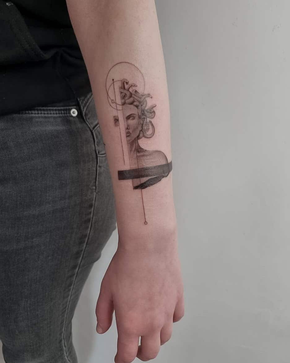 Medusa tattoo by ordinarystudios