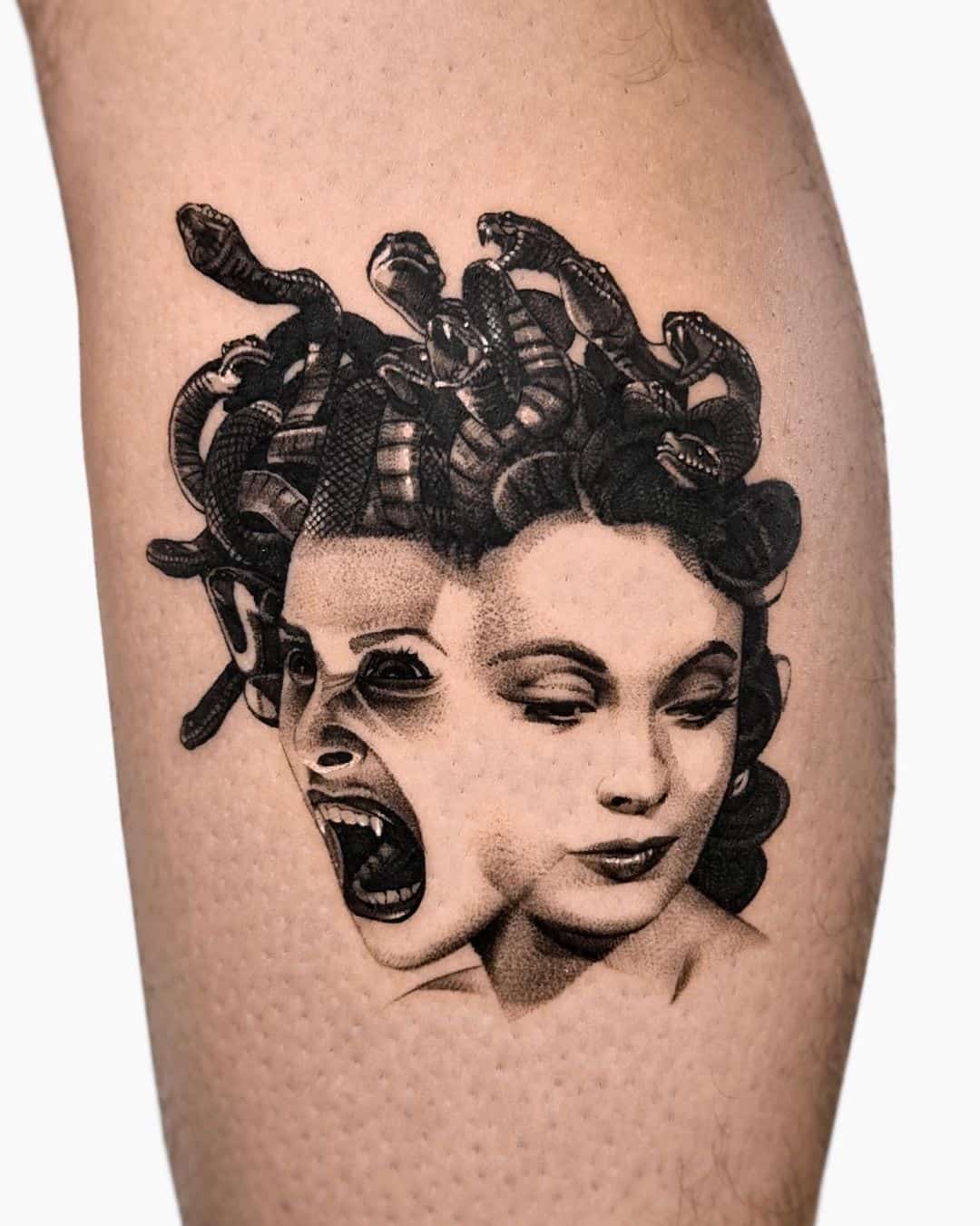 Medusa tattoo by via saru