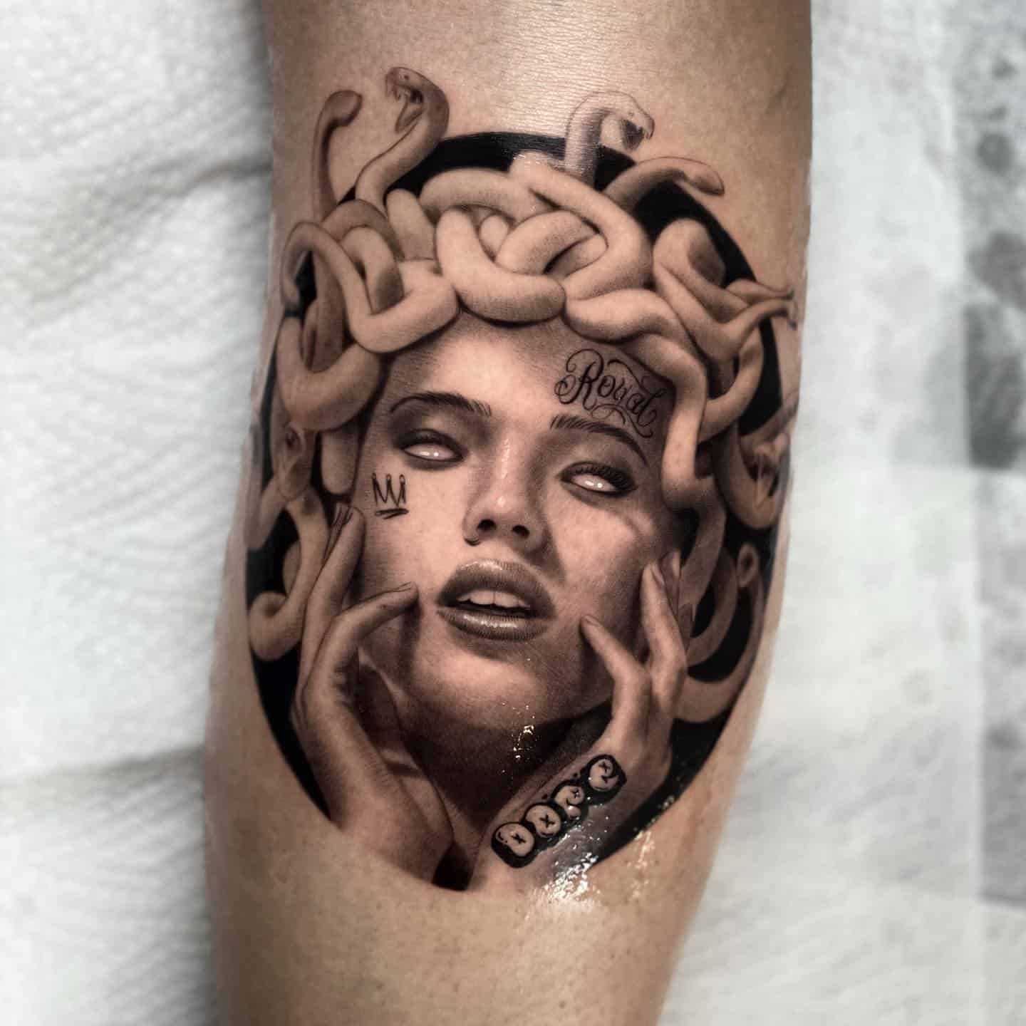 Medusa tattoo by hrs.tattoo