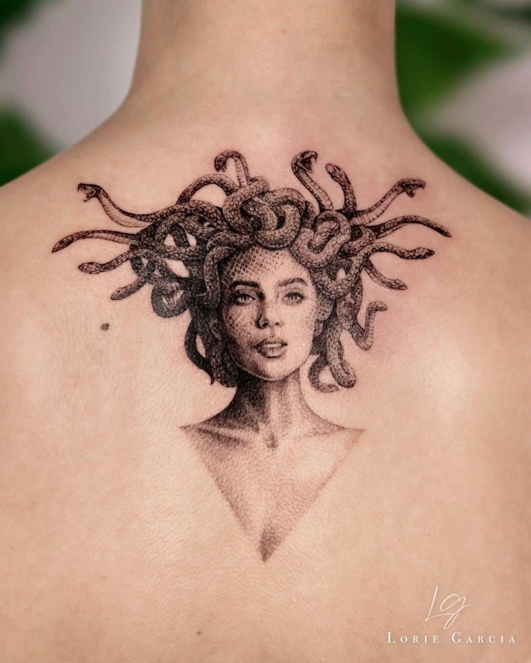 Medusa tattoo by lorie garcia tattoo