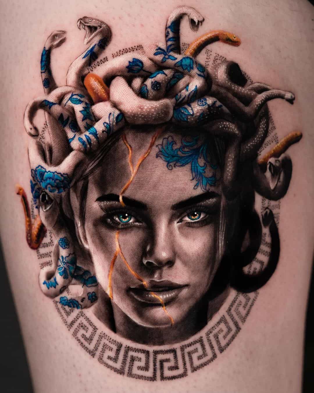 Medusa tattoo by shalevstorm