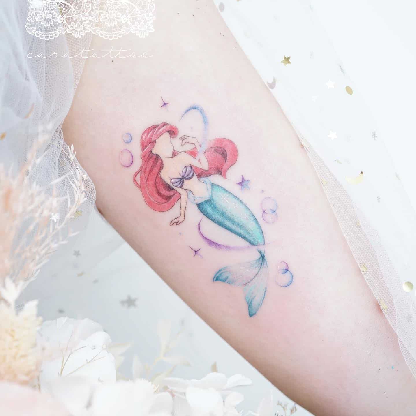Mermaid tattoo design by hktattoo cara