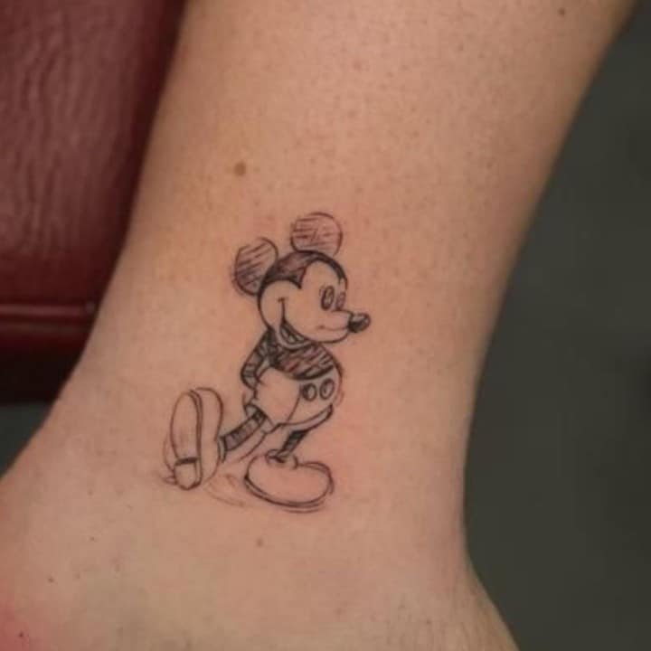Mickey mouse tattoo by squid.ink .official